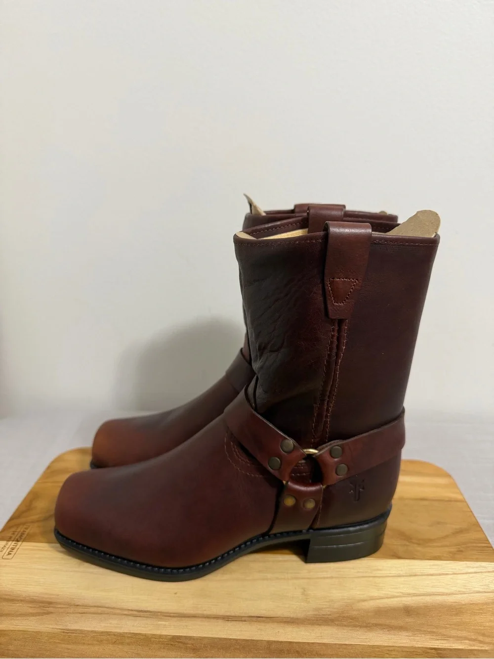 Frye NEW Youth Vintage Small Frye Pull On Harness Boots Size 3 #267062
